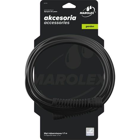 Manguera Marolex Wąż z Nakrętkami 170 cm Conexión para Pulverizadores Alta Resistencia, Facilidad de Instalación y Durabilidad