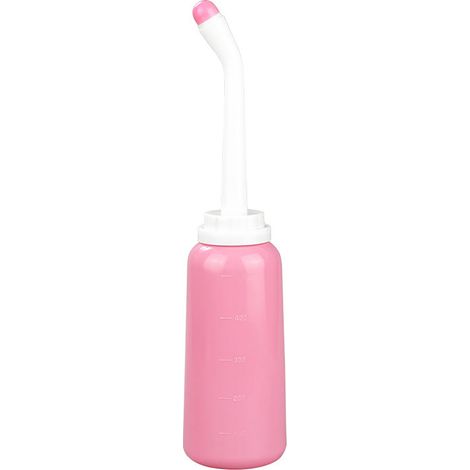 Bidet Portable 500ml Rose pour Hygiène Intime Femme - Spray de Toilette Résistant à la Haute Température (1/5)