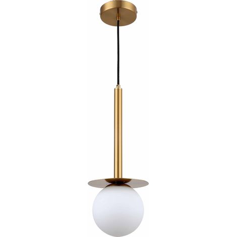 Lampada a sospensione Roma 1 E14 luce dorata Prestige LP-1345/1P GD (1/4)
