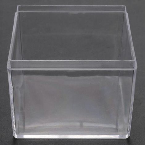 24 boîtes d'emballage carrées transparentes en plastique pour bonbons et cadeaux (1/5)