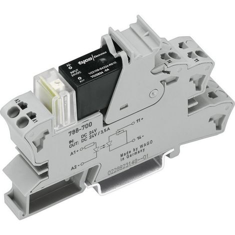 WAGO Halbleiterrelais 788-700 3.5 A Schaltspannung (max.): 24 V/DC 1 St.