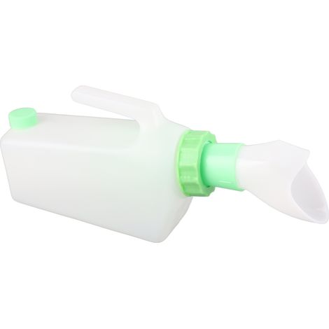 Bouteille urinaire pour femmes avec couvercle, grande capacité anti-fuites, 1000 ml, idéale pour les voyages. (1/5)