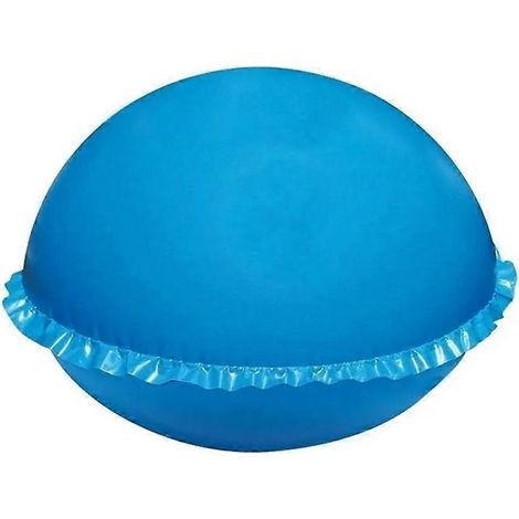 Blaue aufblasbare Poolkissen, strapazierfähige Poolabdeckung, schwimmendes aufblasbares Poolkissen, verhindert Ausbleichen (1/5)