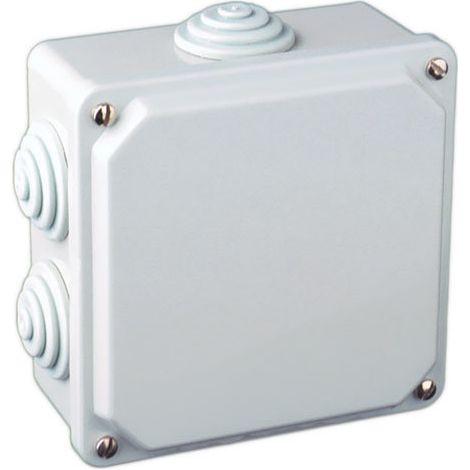 Scatola quadrata da 7 coni 100 x 100 x 50 mm Electro Dh 36.440 8430552080144