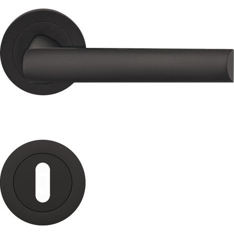 KARCHER DESIGN Drückergarnitur ER55 BB0 83 - Paris, Buntbart, Edelstahl (1/3)