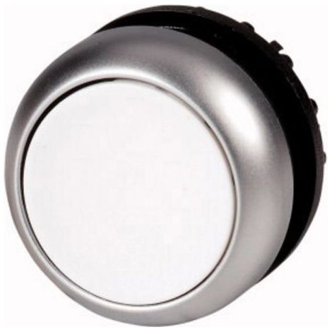 EATON 216615 BOUTON PRESSION, PLAT, BLANC, RASTEND (1/5)