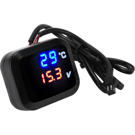 Universelles 3-in-1-Gleichstrom-12-V-Voltmeter mit USB-Ladefunktion, wasserdicht, Ersatz für Kawasaki (1/5)