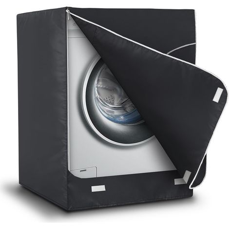 Housse anti-poussière pour lave-linge/sèche-linge - Housse de protection en tissu Oxford, Dimensions : 68,6 x 83,8 x 99 cm (1/5)