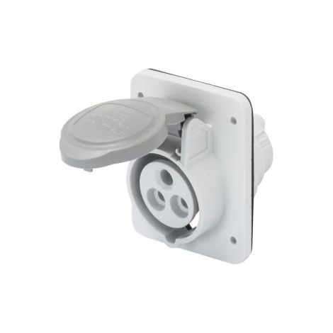 SOCLE PRISE 10° HP IP44 2P+T 32A 250Vcc GEWISS GW62834H