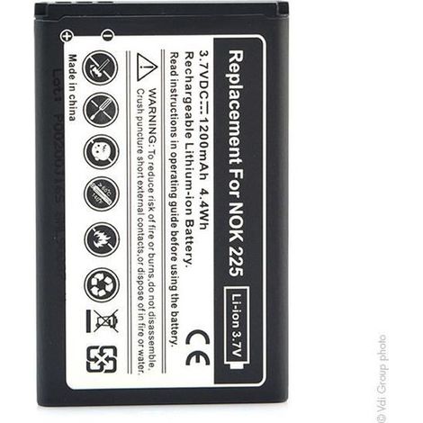 NX - Batterie téléphone, smartphone, GSM pour Nokia 3.7V 1200mAh - BL-4ULBL4UL (1/4)