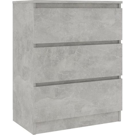 Sideboard Betongrau 60x35x76 cm Holzwerkstoff vidaXL
