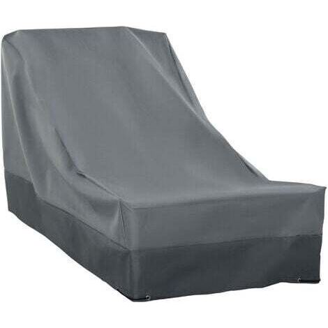 Housse de protection imperméable pour chaises de jardin (200 x 86 x 82 cm) (1/5)