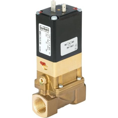 Bürkert Valvola servo-assistita 134433 5282 230 V/AC G 1/2 (manicotto) Larghezza nom 13 mm 1 pz.