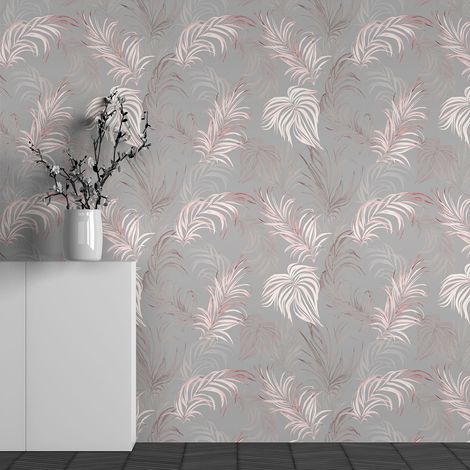 Papier peint panoramique - Motif Feuilles tropicales - 130 cm x 81 cm (1/3)