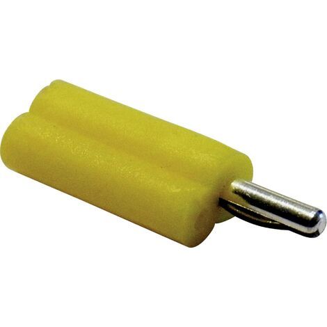 Schnepp F 2020 Fiche banane mâle, droit Ø de la broche: 2 mm jaune 1 pc(s) D29521 (1/4)