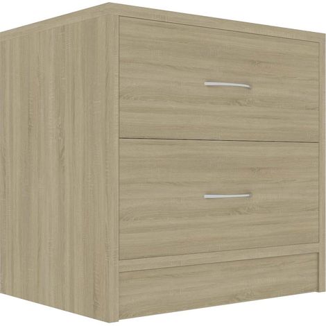 Maison Exclusive - Comodino Rovere Sonoma 40x30x40 cm in Legno Multistrato (1/5)