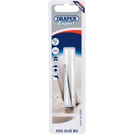 Draper 3/32 Inch High-Speed Steel (HSS) Twist Drill Bit – Imperial Size for Precision Drilling (1/5)