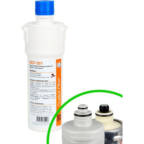 Cartouche Crystal Filter® QCF-201 compatible Culligan® Preferred Series 150 (1/5)