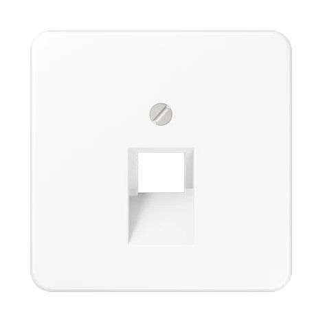 Jung Tapa para tomas de conexión IAE/UAE, 1 x 8 polos, termoplástico, serie CD, blanco alpino CD 569-1 UA WW