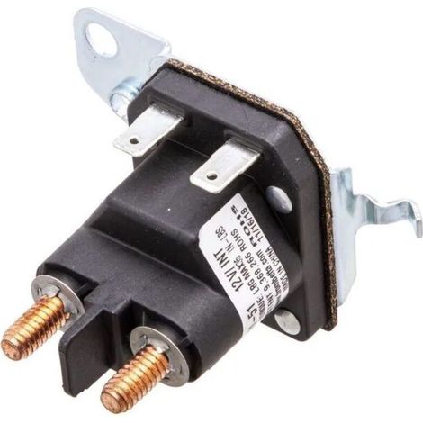 1 solénoïde tracteur tondeuse, relais démarreur 12 V, 100 A, 4 bornes, compatible MTD Cub Cadet pour autoportées et tondeuses rider (1/2)