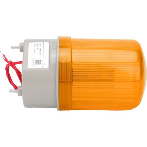 Lampe d'alarme clignotante à DEL BERM, lampe de secours 220 V CA BEM-1101 Jaune (1/5)