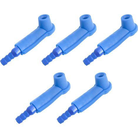 Lot de 5 raccords de tuyau de pompage d'huile pour liquide de frein de voiture - Outil d'échange rapide - Équipement de remplissage d'huile (1/5)