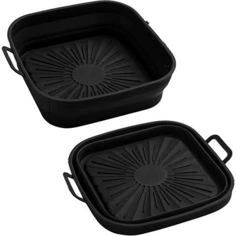 Moule en silicone - INF - 17,5 cm - Pliable - Compatible lave-vaisselle - Noir (1/4)