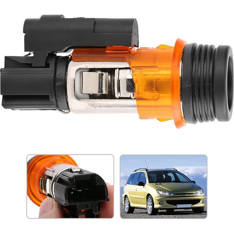 12V Zigarettenanzünderbuchse kompatibel mit PEUGEOT 206, 308, 406, 607, 1007 - Unterputz-Buchse, direkter Ersatz, robust und zuverlässig. (1/5)