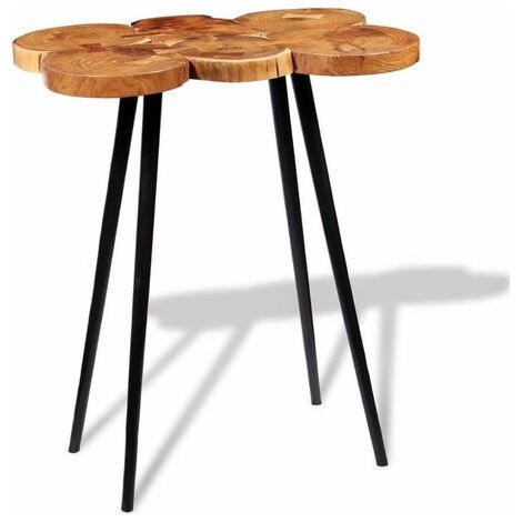 Tavolo a Tronco Legno Massello di Acacia 90x60x110 cm vidaXL (1/5)
