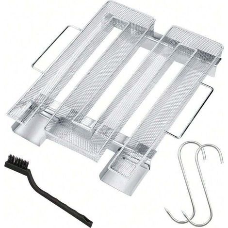 Générateur de fumée froide avec poignée, générateur de fumée froide en acier inoxydable M, jusqu'à 20 heures de fumée froide, pour barbecue, fumoir (1/4)