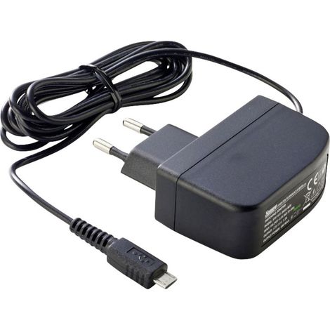 Dehner Elektronik SYS 1638-0605-W2E micro USB Steckernetzteil, Festspannung 5 V/DC 1.2 A 6 W Stabili