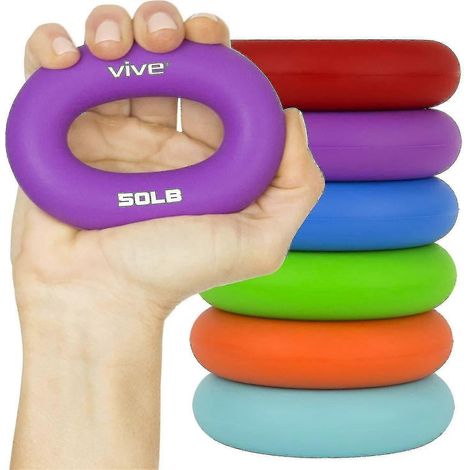 Handtrainer – Ring-Handtrainer – Silikon-Griffzange für Muskelaufbautraining (1/5)
