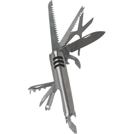 Couteau Multifonction "11 en 1" 9cm Argent (1/2)