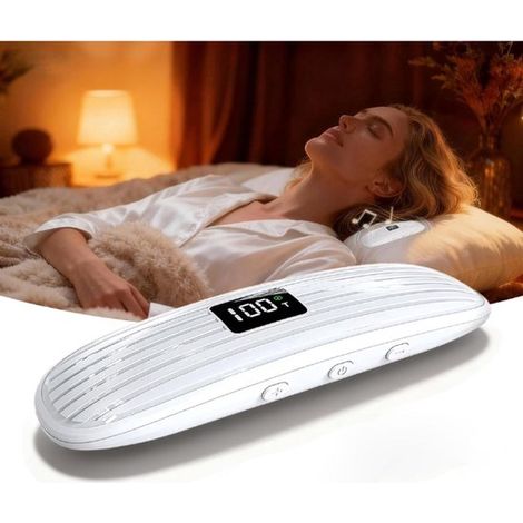 Altavoz para almohada de dormir - Bluetooth 5.3 inalámbrico - Conducción ósea - LED/ranura para tarjeta TF - Apagado automático