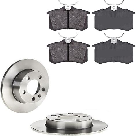 KIT FRENI POSTERIORI compatibile con VW NEW BEETLE (9C1,1C1) - DISCHI + PASTIGLIE OEM: P 85 020 / 16883 /SOSTITUZIONE DIRETTA/BASSA POLVERE/SILENZIOSO (1/5)