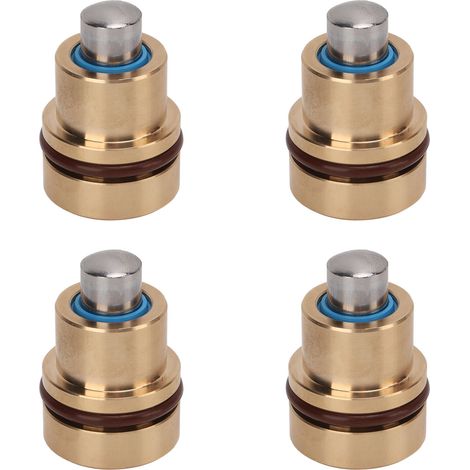 4 manches de joystick en caoutchouc avec tige métallique et tête de bille, joints d'étanchéité pour pièces de pelle mécanique. (1/5)