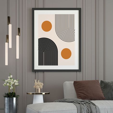 Affiche / Poster - Boho - 21x29,7 cm - Bordure blanche (1/5)