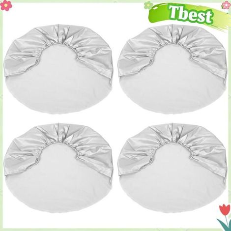 4pcs 27-29 Pouces de Roue Pneu en Argent de Protection en Argent pour la Remorque de Camion SUV CAR RV (1/4)