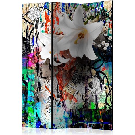 Paravent 3 Volets "Urban Lily" 135x172cm (1/2)