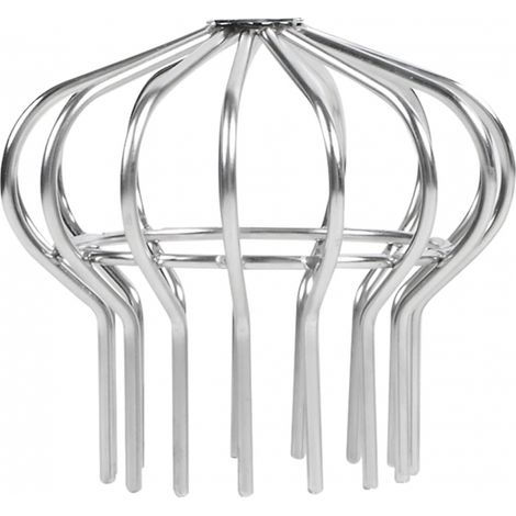 BEBUSINGOTO Couvercle de drain de sol de balcon en acier inoxydable 304, antiblocage, pour tube de 110 mm (1/5)