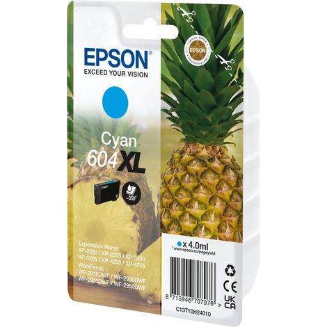 Cartucho de Tinta Original Epson C13T10H24020 Cian