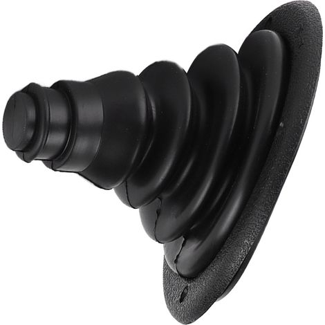 Soufflet de protection en caoutchouc et plastique pour câble de direction marine (voitures, bateaux, yachts), noir (1/5)