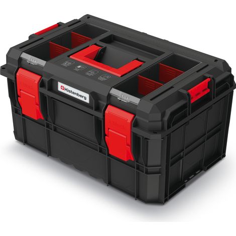 Cassetta de utensilidi plastica, divisori, capacità di carico di fino a 120 kg, cassetta modulare X-LOG 546 x 380 x 307 mm (1/3)