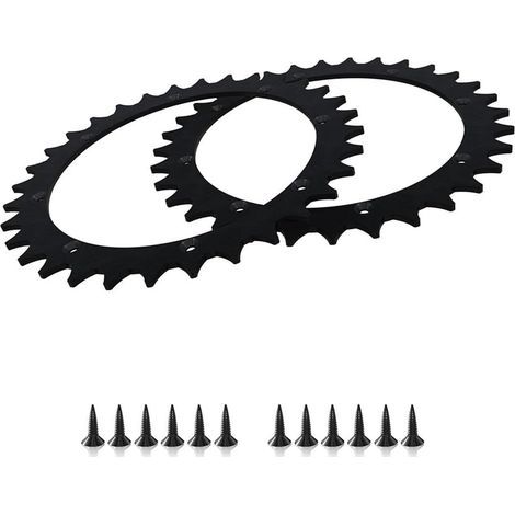 Lot de 2 pointes de traction améliorées pour tondeuse à gazon compatibles avec différents modèles Worx pour Landroid, crampons antidérapants pour roues de tondeuse à gazon robotique (1/5)