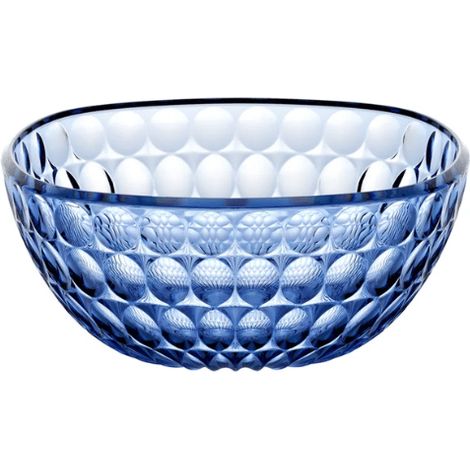 Contenitore Vanity Ø16 cm colore blu denim 16 x 16 x H 7 cm