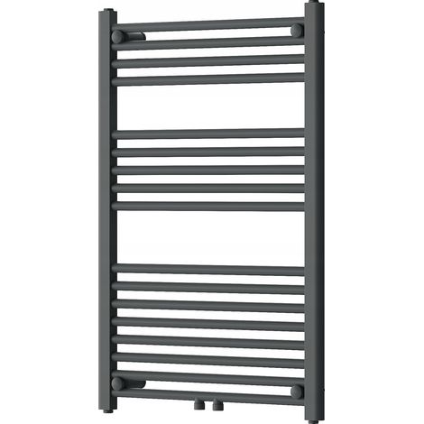 Radiador secatoallas eléctrico 430W 90x60x3cm, Gris (1/4)