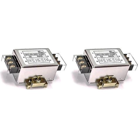 filtres secteur monophasés 220 V CW4L2-40A-S(005) pour alimentation CA, protection contre les interférences électromagnétiques (EMI) CW4L2-40A-S QAQ (1/5)