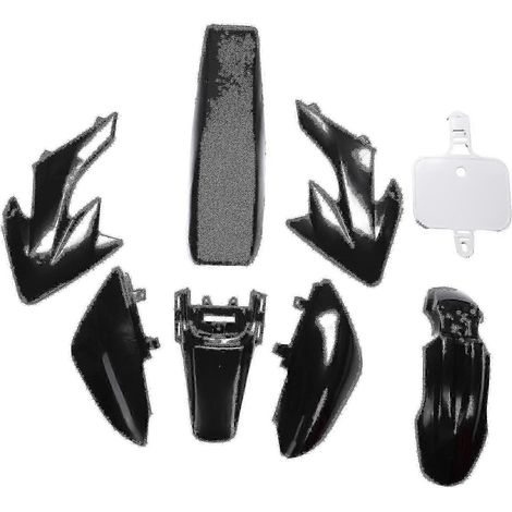 Kit de garde-boue tout-terrain compatible avec les motos CRF50 - Kit de garde-boue en plastique de 8 pièces compatible avec les modèles de 50 à 140 cm3. (1/5)