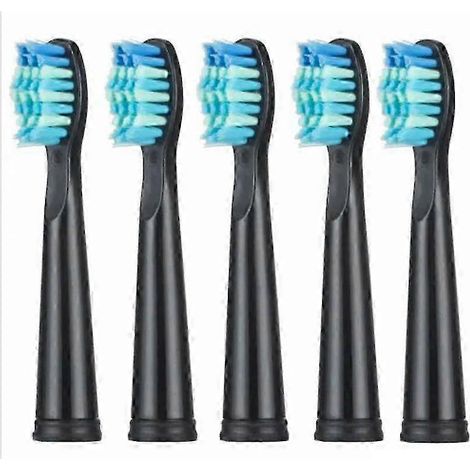 Lot de 5 têtes de brosse à dents électriques Seago compatibles avec les modèles Seago SG610, SG908, SG917, 910, 507, 515, 949 et 958. (1/4)
