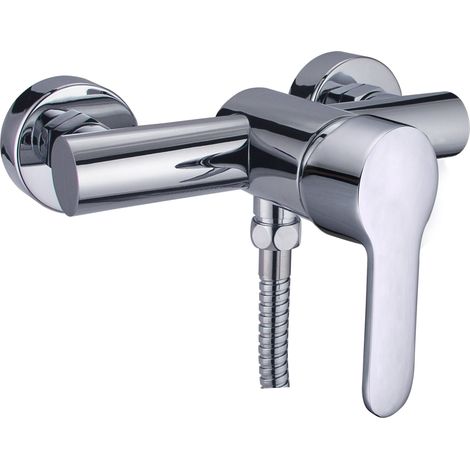 Robinet Mitigeur de douche chromé (1/2)